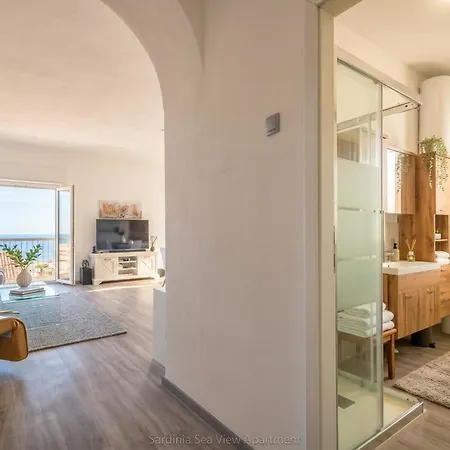 Tudor Flat Sea View With Parking, Wifi, Terrace, Close To The Sea شقة *