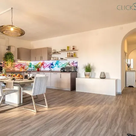 شقة Tudor Flat Sea View With Parking, Wifi, Terrace, Close To The Sea ألغيرو