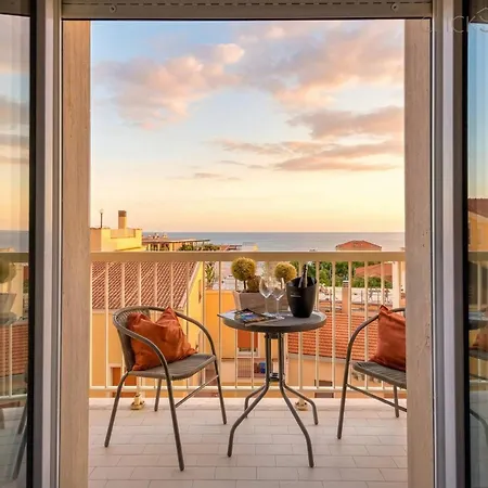 Tudor Flat Sea View With Parking, Wifi, Terrace, Close To The Sea ألغيرو